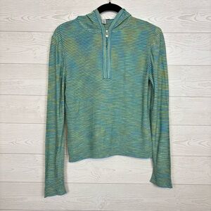 St. John Sport Half Zip Wool Blend Pullover Sweater Size Medium